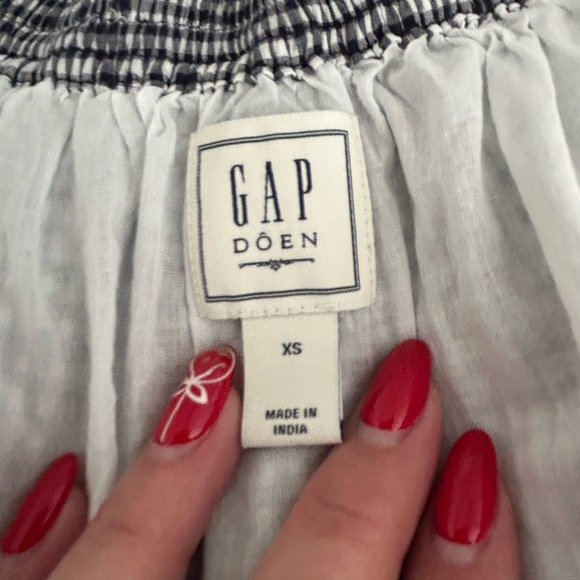 GAP Black and White Check Maxi Skirt - Picture 2 of 16